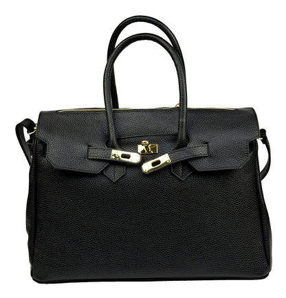 Borsa tote CHLOÉ - Pelle Togo in Borsa a Mano in Pelle Martellata con Patta e Zip - EmilyHu LOVE