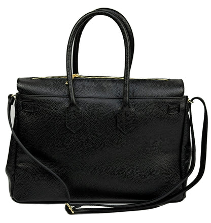 Borsa tote CHLOÉ - Pelle Togo in Borsa a Mano in Pelle Martellata con Patta e Zip - EmilyHu LOVE