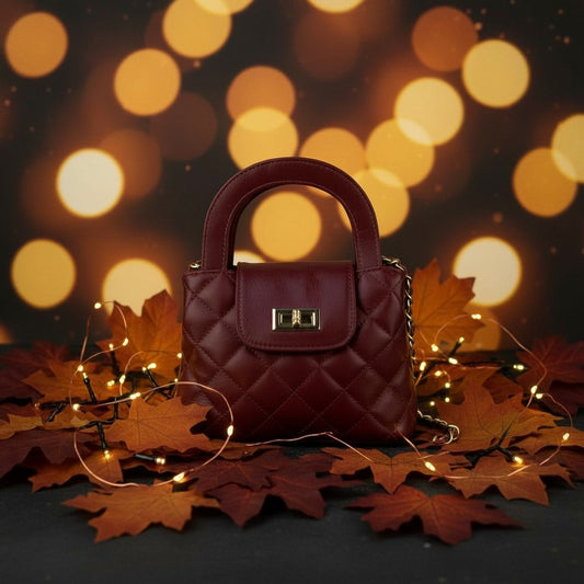 Borsa Mini DORA in pelle trapuntata