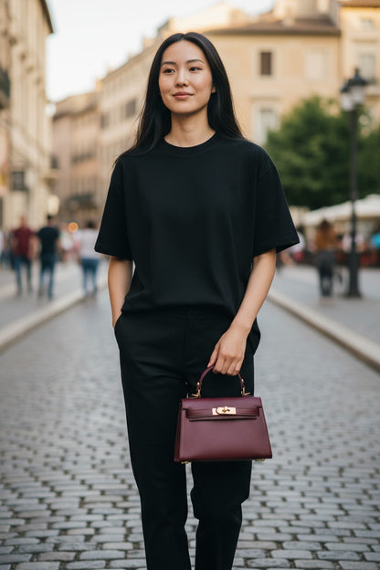 Borsa mini ELISA - Pelle in borsa a mano - EmilyHu LOVE