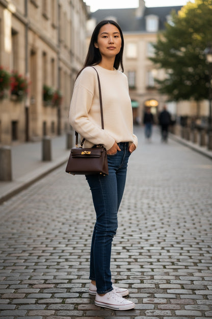 Borsa mini ELISA - Pelle in borsa a mano - EmilyHu LOVE